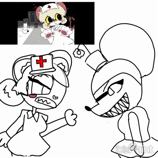 terrible mouse lorna vs mouse exe 🐭🔪✨#terriblemouse #minnie #exe