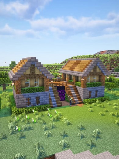 Duo House: Creative Minecraft Building Tutorial