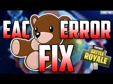 Fortnite Easy Anti-Cheat ERROR FIX! (Still working)