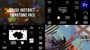 Brush Abstract Animations Pack for Premiere Pro