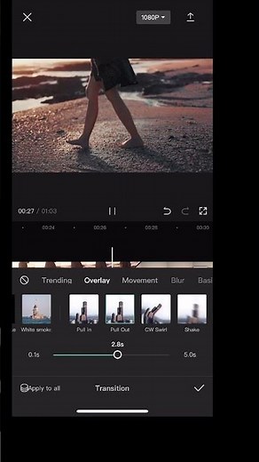 Add Transitions In CapCut (App) | IOS & Android