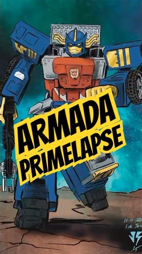 #transformers #armadaprime #drawing #timelapse