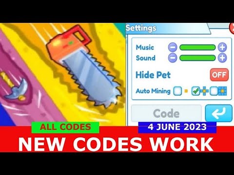 *NEW UPDATE CODES* [UPD 12] Clicker Mining Simulator ROBLOX | ALL CODES | June 4, 2023