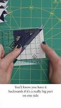 How to use the Bloc-Loc Half Square Triangle Ruler