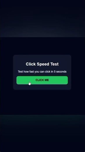 How to create speed Test in html css JavaScript New video click test reaction time#new #coding#click