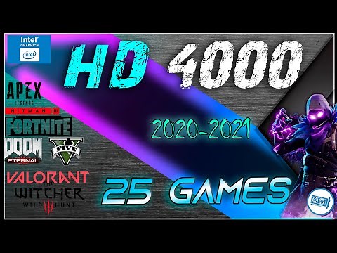 🔵INTEL HD 4000 in 25 GAMES | 2021 (Part 1)