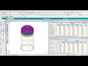 Circular Water Tank Design by using STAAD Pro V8i Software