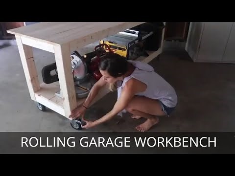 How to Build a Rolling Workbench for your Garage in One Day! [$100 build]