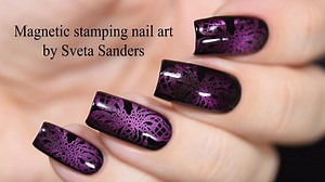 87K views · 1.6K reactions | Magnetic Stamping Nail Art Tutorial | Nail Art Videos | Facebook