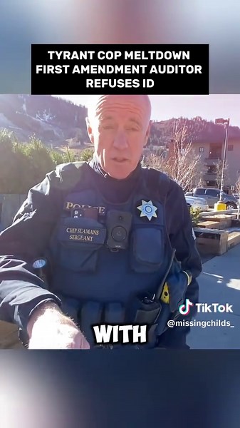 TYRANT COP MELTDOWN First Amendment Auditor Refuses ID | cops