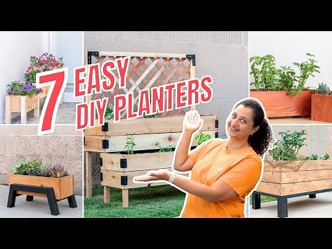 7 Beginner-friendly DIY Planters You Can Build This Weekend!