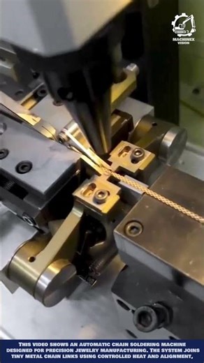 Chain Soldering Machine: Precision Jewelry Innovation #machineinnovation