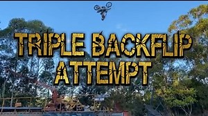 338K views · 1.8K reactions | Day 1 Triple Backflip Attempts! | Harry Bink FMX | Facebook
