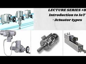 Actuator Types|Introduction to IoT|Motors|Gears|Pulleys|Hydraulic & Pneumatic|SMP|Thermal&Magnetic