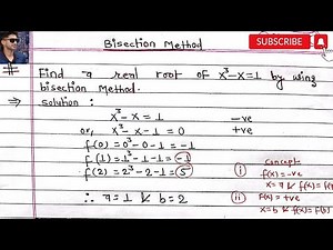 Bisection method || Bisection method in hindi ||Numerical methods || TU,PoU,PU,CBSE,JEE ||Arya