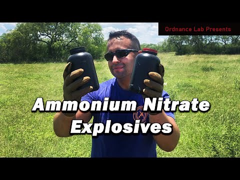 Testing Ammonium Nitrate Based Explosives