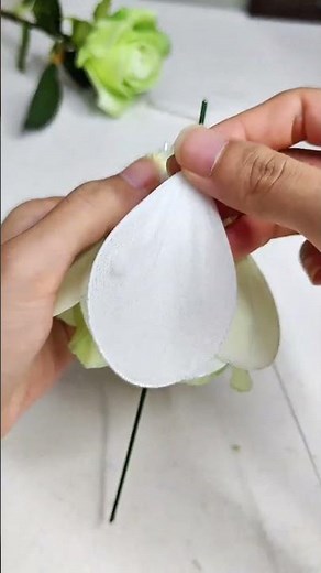 How to Make a Realistic Silk Rose | DIY Handmade Flower Tutorial | Flower Frame #SilkRose #DIYFlower