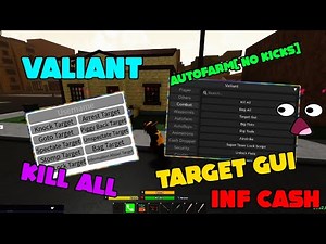 ROBLOX FREE OP DA HOOD SCRIPT |"VALIANT"| [ AUTOFARM , FULL GODMODE , UNBAN , TARGET GUI , NO BAN ]