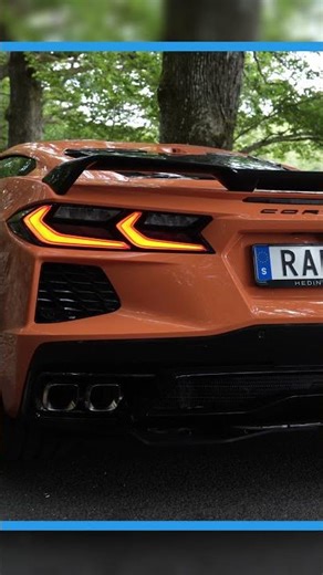 Corvette C8 Launch Control! FULL video on our channel! #cartok #automobile