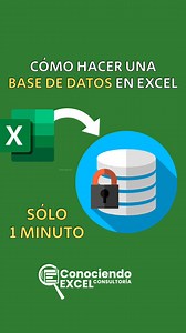 30K views · 457 reactions | base de datos en excel | Conociendo Excel | Facebook