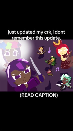 This crk loading screen is fake, and the 2 Characters are my ocs, Dark plum cookie and Apple Slice Cookie. #crk #cookierunkingdom #cookierun #crkloadingscreen