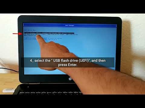 Easy Way to Boot From USB on HP Laptop to install Windows 10, 11