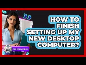 How To Finish Setting Up My New Desktop Computer?