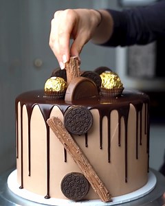 391K views · 10K reactions | Chocolate drip cake design  | Chocolates Lovers | Facebook