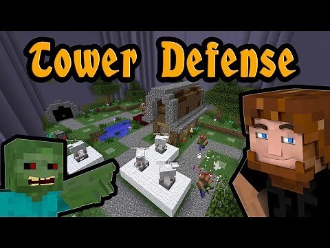 Minecraft Tower Defense Level 1 - Custom Mobs, Models, Sounds,Textures & Much More