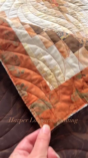 1.8K reactions · 68 shares | I haven’t seen a bargello in years! This beauty belongs to Shelly. I love the graduated color flow in all bargello quilts. This one in particular has such a nice wave in the pattern. I do not have the specific pattern name. To work with the movement, we used Time Warp for the pantograph. I think it compliments the quilt perfectly. #harperlongarmquilting #bargello #bargelloquilt #quilt | Harper Longarm Quilting | Facebook