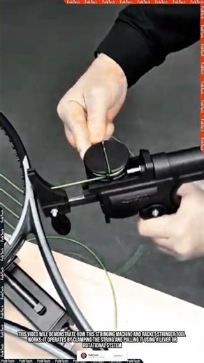 Stringing Machine and Racket Stringer Tools: A Sports Racket Innovation #tool #tools #innovation