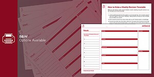 How to Make a Weekly Revision Timetable