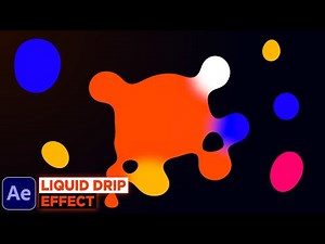 Liquid Drip Effect Tutorial in After Effects CC 2021 | Liquid Slime Water Effect in 3 MINUTES!