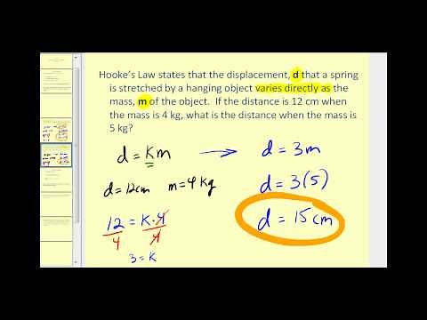 Direct and Inverse Variation