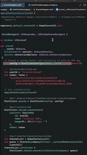 Build a Swift Chat Messaging App With UIKit #ios #swift #chat #api #sdk #messaging