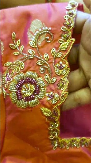 Trendy & Beautiful Tassels for Maggam Work Blouses | A Art Studio