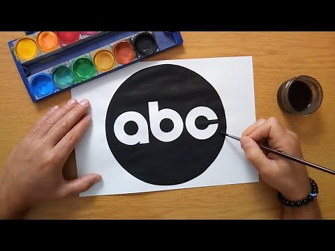 How to draw the abc logo - american broadcasting company