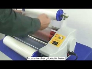 How to install and use an electric laminating machine