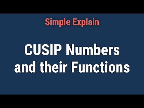 What Is a CUSIP Number, and How Do I Find a Stock or Bond CUSIP?