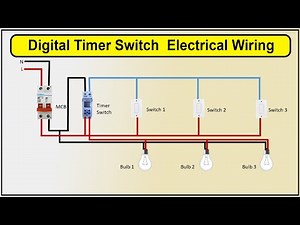How To Make Digital Timer Switch Electrical Wiring Diagram | mechanical timer