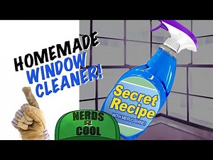 How to Make HOMEMADE WINDOW CLEANER - Easy Step by Step Recipe