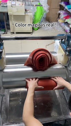 Color magic is rael! #machine #colortheory #factory #colormixing