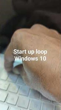 Windows 10 ,11 won't boot up stuck boot loop #windows11 #bootloopfix