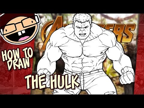 How to Draw THE HULK (Avengers: Infinity War) | Narrated Easy Step-by-Step Tutorial