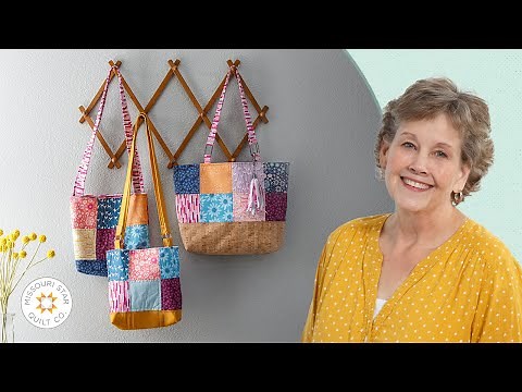 Make a "Charm Pack Tote" with 3 New Designs from Jenny Doan of Missouri Star (Video Tutorial)