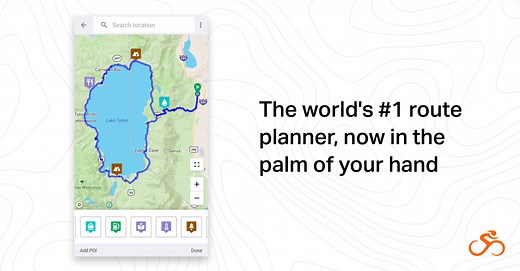 Mobile Bike Route Planner - Ride with GPS