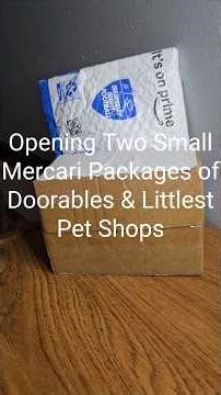 Opening Two Small #Mercari #Packages of #Doorables & #LittlestPetShop #foryou #toys #unboxing #lps