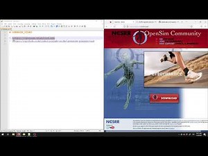 OpenSim 4.4: Install (Windows) + Move Arm via trajectory and excitation [audio: english + español]