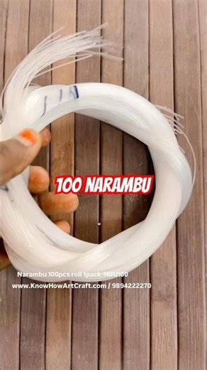 Narambu string for jewelry making beading