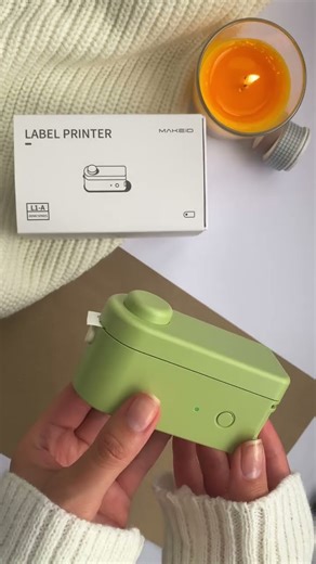 Unboxing the sleek MakeID L1—label your life, organize with ease! ✨ #makeid #unboxing #labelprinter
